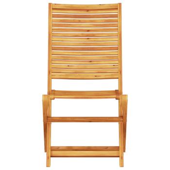 3-teiliges klappbares Bistro-Set aus massivem Akazienholz