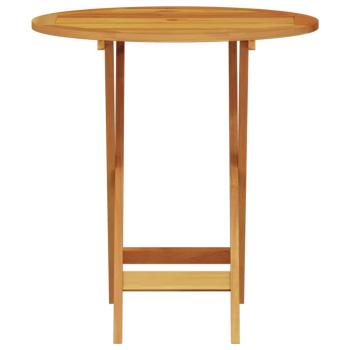 3-teiliges klappbares Bistro-Set aus massivem Akazienholz