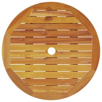 3-teiliges klappbares Bistro-Set aus massivem Akazienholz