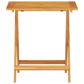 3-teiliges Faltbistro-Set aus massivem Akazienholz