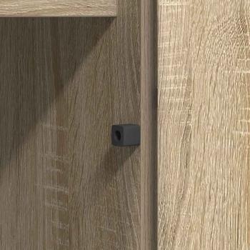 TV-Schrank mit LED Sonoma Eiche 180x38x49 cm Holzwerkstoff