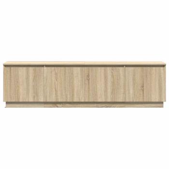 TV-Schrank mit LED Sonoma Eiche 180x38x49 cm Holzwerkstoff