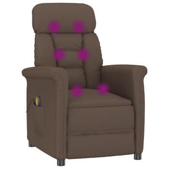 Massagesessel Braun Mikrofasermaterial