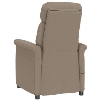 Massagesessel Taupe Mikrofaser