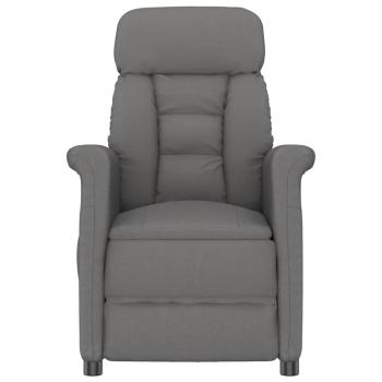 Massagesessel Dunkelgrau Mikrofaser