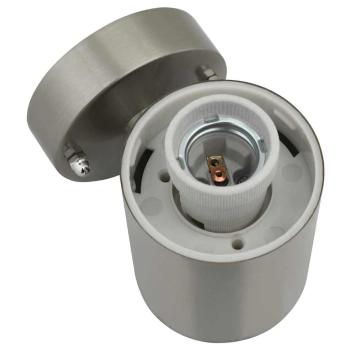 Außenwandleuchte Silber Edelstahl IP44
