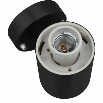 Außenwandleuchte Schwarz Edelstahl IP44