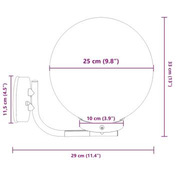 Außenwandlampen 2 Stück Silber Edelstahl IP44