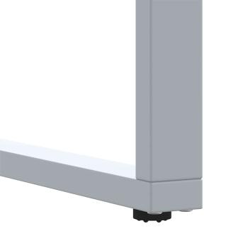 Gartentisch Grau 140 x 80 x 75 cm Massivholz Akazie