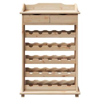 Weinfassregal 90x60x30 cm aus massivem Kiefernholz