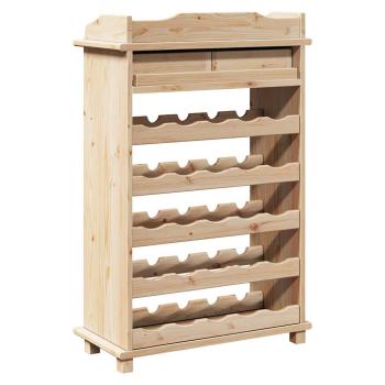Weinfassregal 90x60x30 cm aus massivem Kiefernholz