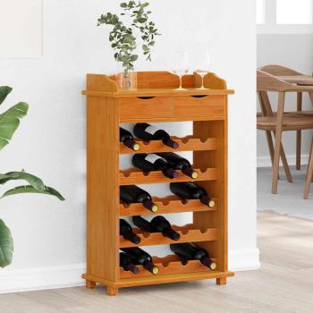 ARDEBO.de - Weinregal 90x60x30 cm Massivholz Kiefer