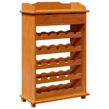 Weinregal 90x60x30 cm Massivholz Kiefer