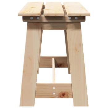 Gartenbank 119x35x47 cm Massivholz Kiefer