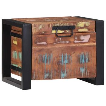 ARDEBO.de - Aufbewahrungstruhen 40x30x30cm Solid Reclaimed Wood und Metall