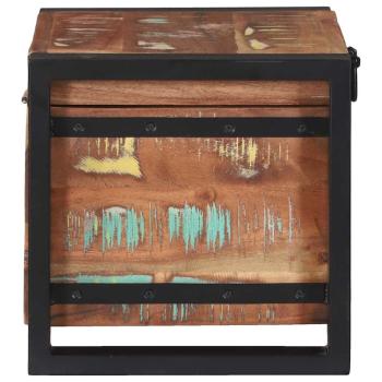 Aufbewahrungstruhen 40x30x30cm Solid Reclaimed Wood und Metall