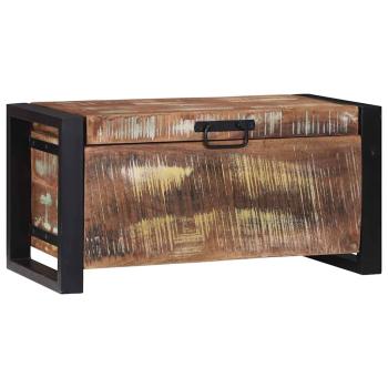 Aufbewahrungstruhen 60x30x30cm Aus solidem, recyceltem Holz und Metall