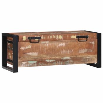 Aufbewahrungstruhen 80x30x30cm Aus solidem recyceltem Holz und Metall