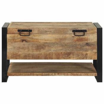 Lagerkisten Grobes Mango Massives grobes Mangoholz 80 x 35 x 45 cm