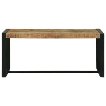 Flurbank Braun Mangoholz 100 x 35 x 45 cm Langlebig Flurbank