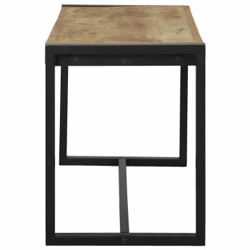 Flurbank Braun Mangoholz 100 x 35 x 45 cm Langlebig Flurbank