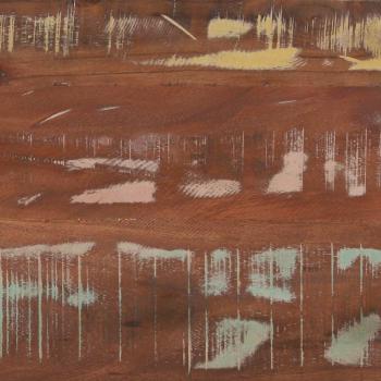 Bank Bunt Massivholz Altholz 100 x 35 x 45 cm Aussage-Stück