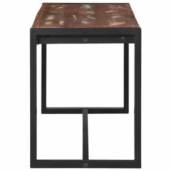 Bank Bunt Massivholz Altholz 100 x 35 x 45 cm Aussage-Stück