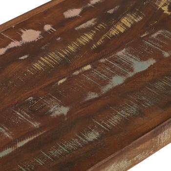 Bank Bunt Massivholz Altholz 100 x 35 x 45 cm Aussage-Stück