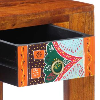 Schreibtisch 100x50x75 cm Massivholz Akazie