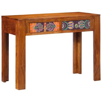 Schreibtische Braun Massivholz Sheesham Standard Rechteckig