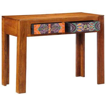 Schreibtische Braun Massivholz Sheesham Standard Rechteckig