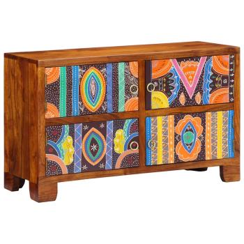 ARDEBO.de - Schuhschrank 90x35x55 cm aus massivem Akazienholz