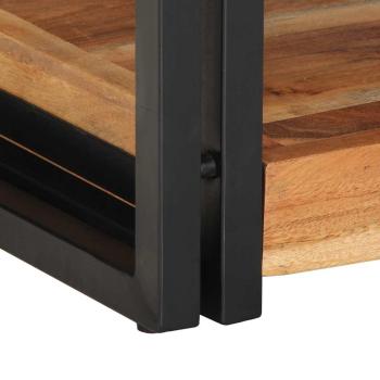 Nachttische 2er Set 40x35x50 cm aus massivem Akazienholz