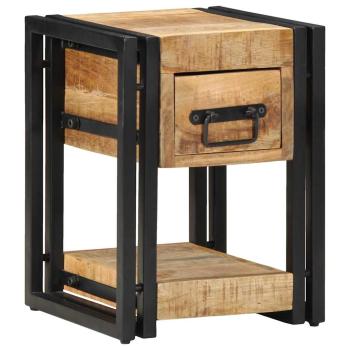 Nachttisch 40x40x40 cm aus massivem Mangoholz