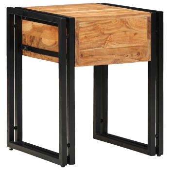 Beistelltisch 40x40x50 cm aus massivem Akazienholz