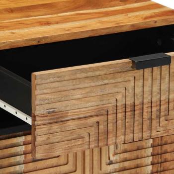 Nachttisch 50x33x60 cm Massivholz Akazie