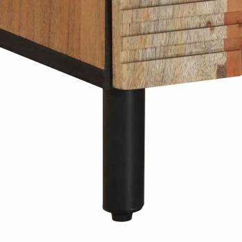 Nachttisch 50x33x60 cm Massivholz Akazie