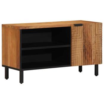 TV-Schrank 80x31,5x46 cm Massivholz Akazie