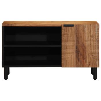 TV-Schrank 80x31,5x46 cm Massivholz Akazie
