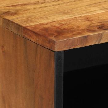 TV-Schrank 80x31,5x46 cm Massivholz Akazie
