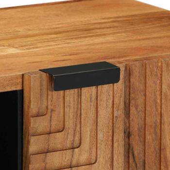 TV-Schrank 80x31,5x46 cm Massivholz Akazie