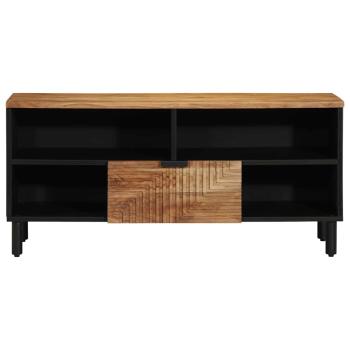 TV-Schrank 100x33,5x46 cm Massivholz Akazie