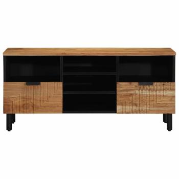 TV-Schrank 100x33,5x46 cm Massivholz Akazie