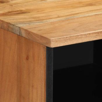 TV-Schrank 100x33,5x46 cm Massivholz Akazie