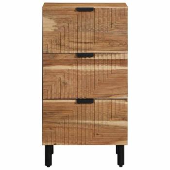 Sideboard 40x33x75 cm Massivholz Akazie