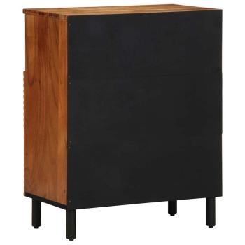 Sideboard 60x33x75 cm Massivholz Akazie
