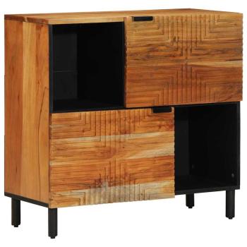 ARDEBO.de - Sideboard 80x33x75 cm Massivholz Akazie