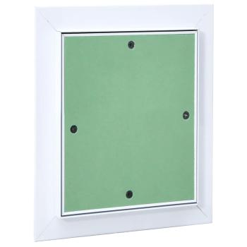 Zugangstafel mit Aluminiumrahmen und Gipskarton 200x250 mm