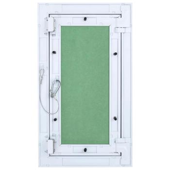 Zugangstür mit Aluminiumrahmen und Gipsplatte 200x400 mm