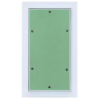Zugangstür mit Aluminiumrahmen und Gipsplatte 200x400 mm